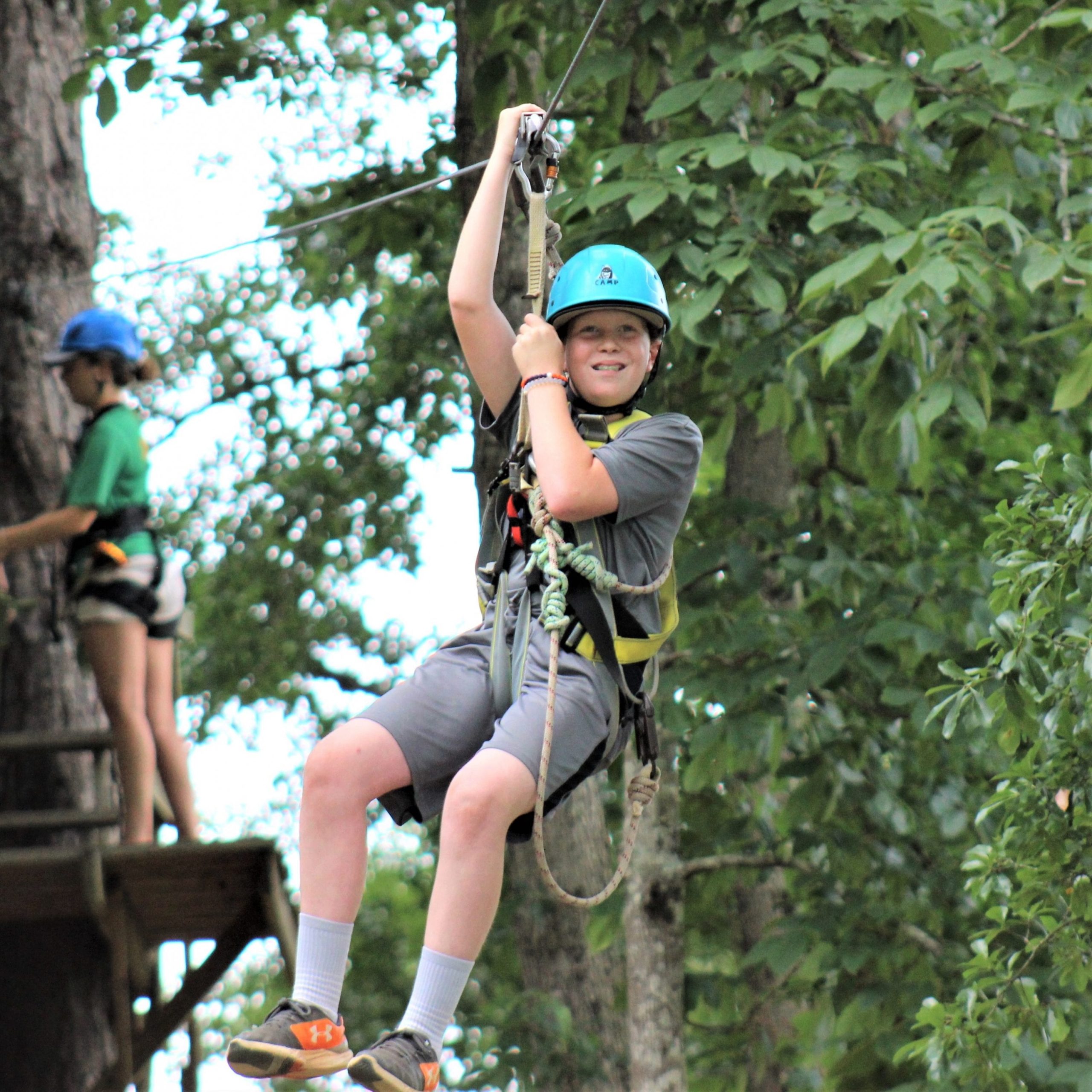 Zip Lining At Butter And Egg Adventures