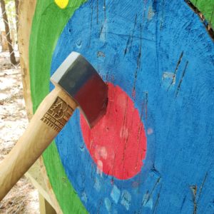 Axe Throwing at Butter and Egg Adventures