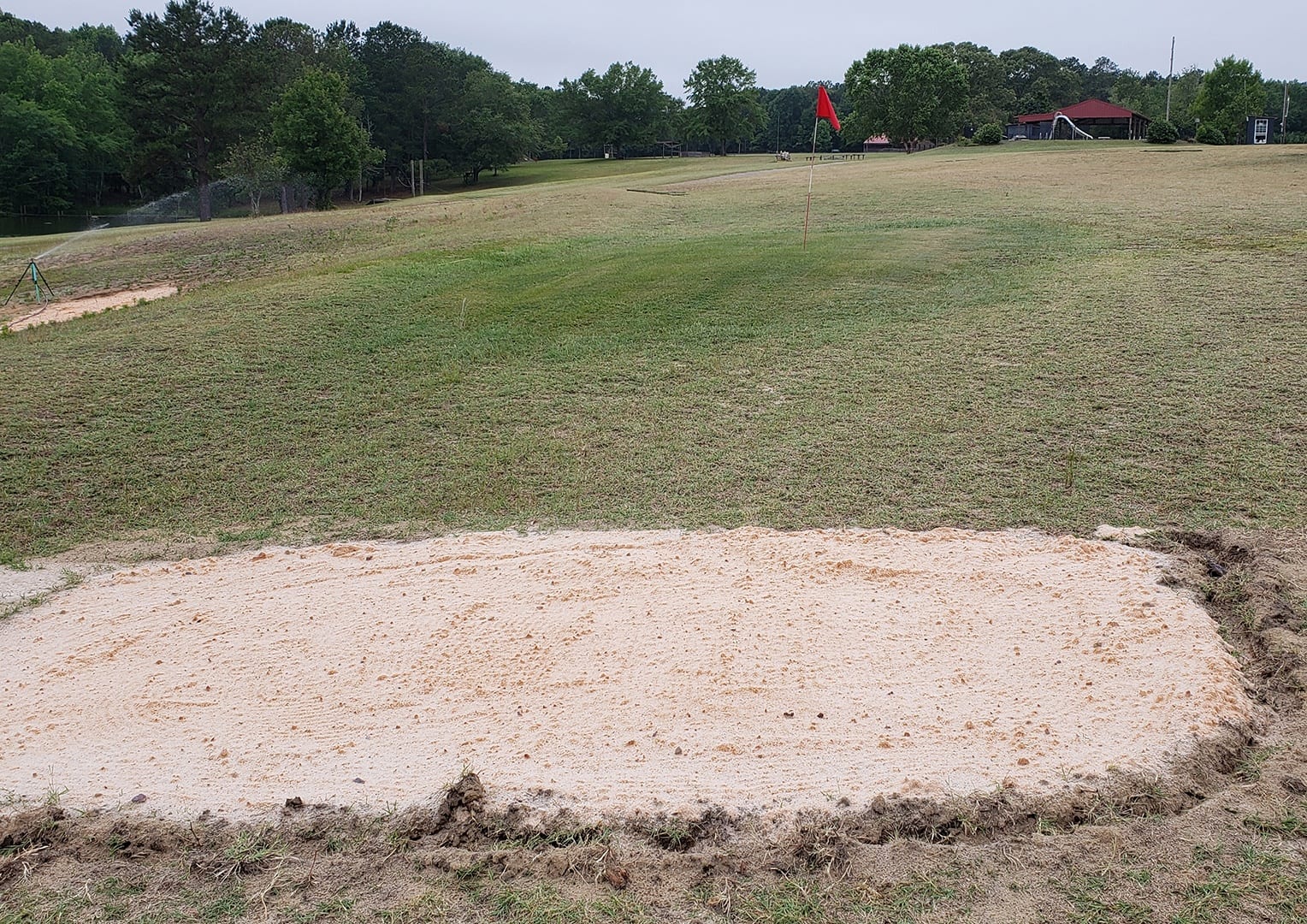 Bunker Practice Area at Butter and Egg Adventures