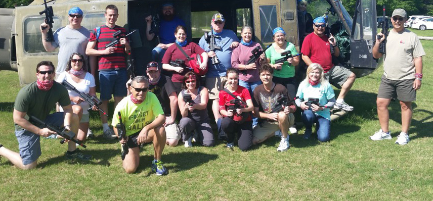 corporate laser tag at Butter and Egg Adventures