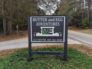 Butter and Egg Adventures Front Entrance