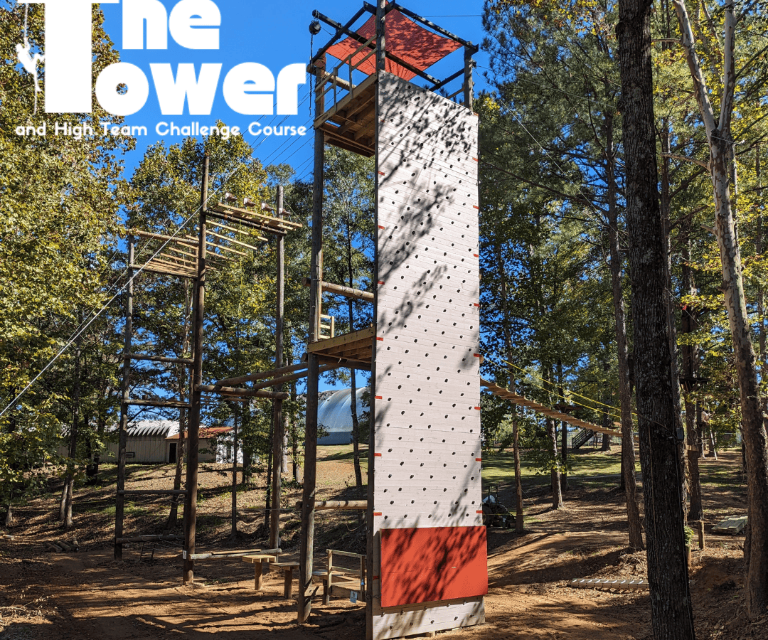 He Tower And High Team Challenge Course At Butter And Egg Adventures