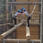 High Team Challenge Course At Butter And Egg Adventures