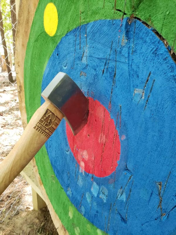 Axe Throwing At Butter And Egg Adventures